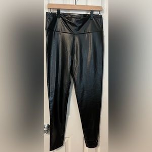 Vegan Leather Leggings.